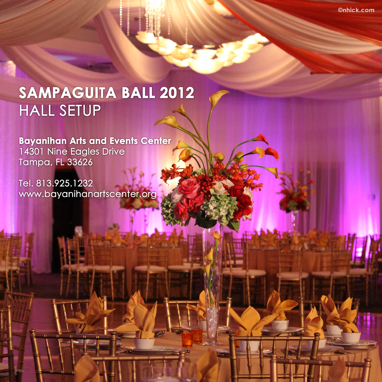 Sampaguita Ball 2012 Hall Setup